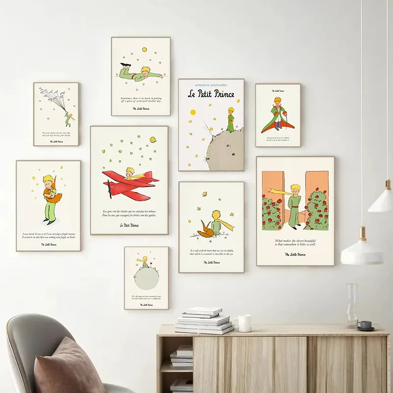 Baby Nursery Decor Boy - Whimsical Storybook Art Print Classic Children's