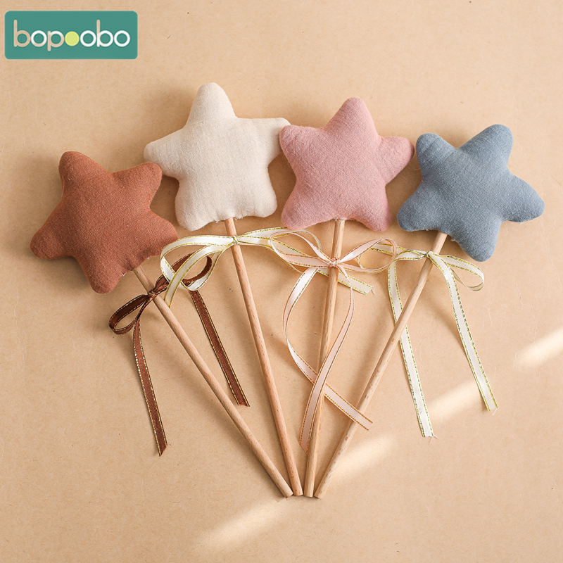 Baby Nursery Hospital - 1PC Baby Rattle Toy Beech Wooden