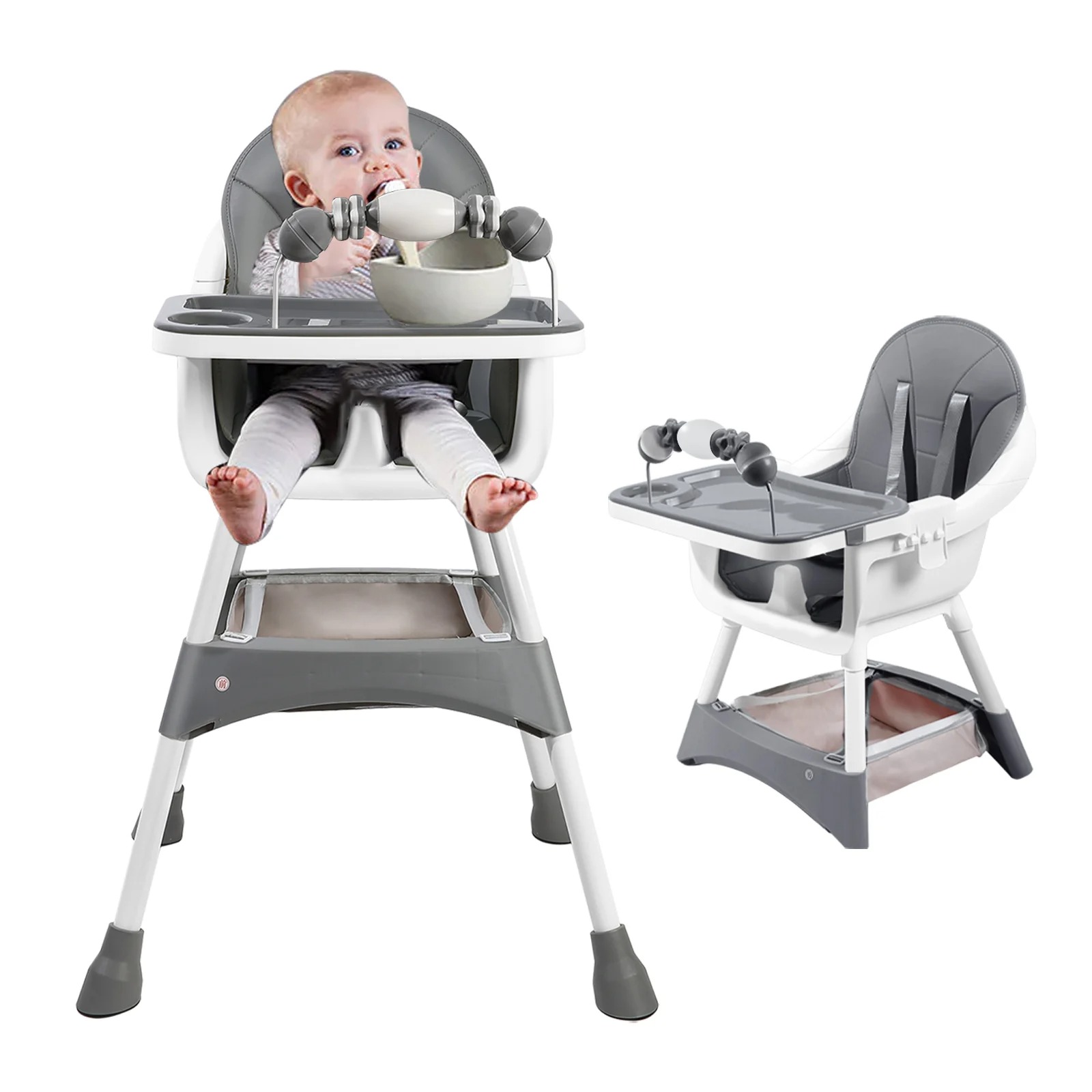 Baby Nursery Bed - Adjustable Baby High Chair – Convertible