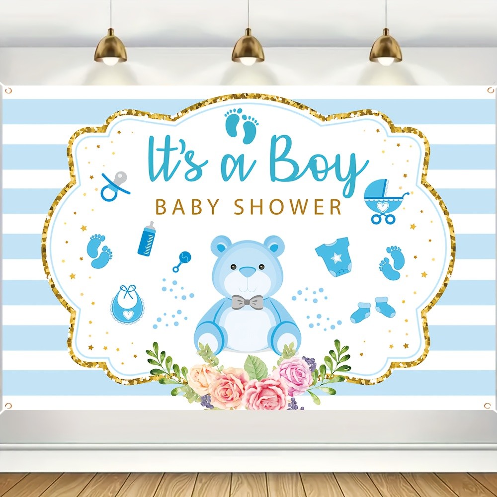 Baby Nursery Decor Boy - Its A Boy Baby Shower Banner