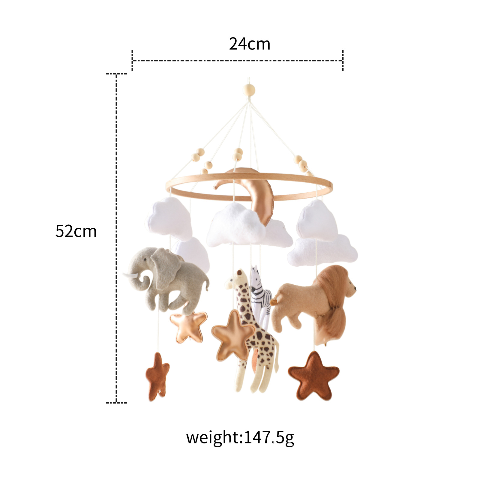 Baby Nursery Jungle - Hot Sale Nordic Handmade Felt Jungle