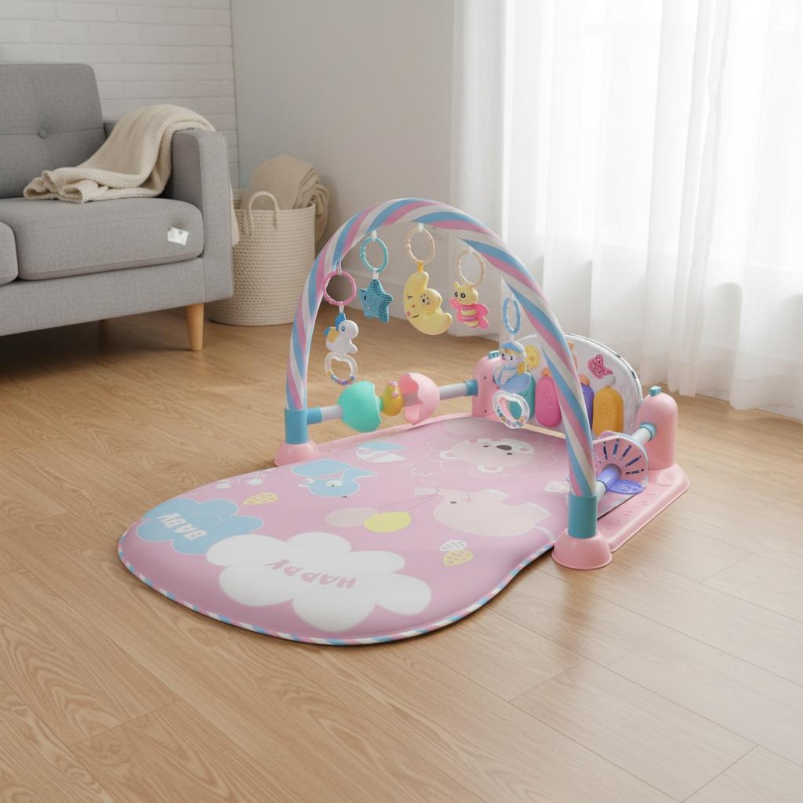 Baby Playpen with Piano Music  - огляд і ціна Baby Nursery Bed