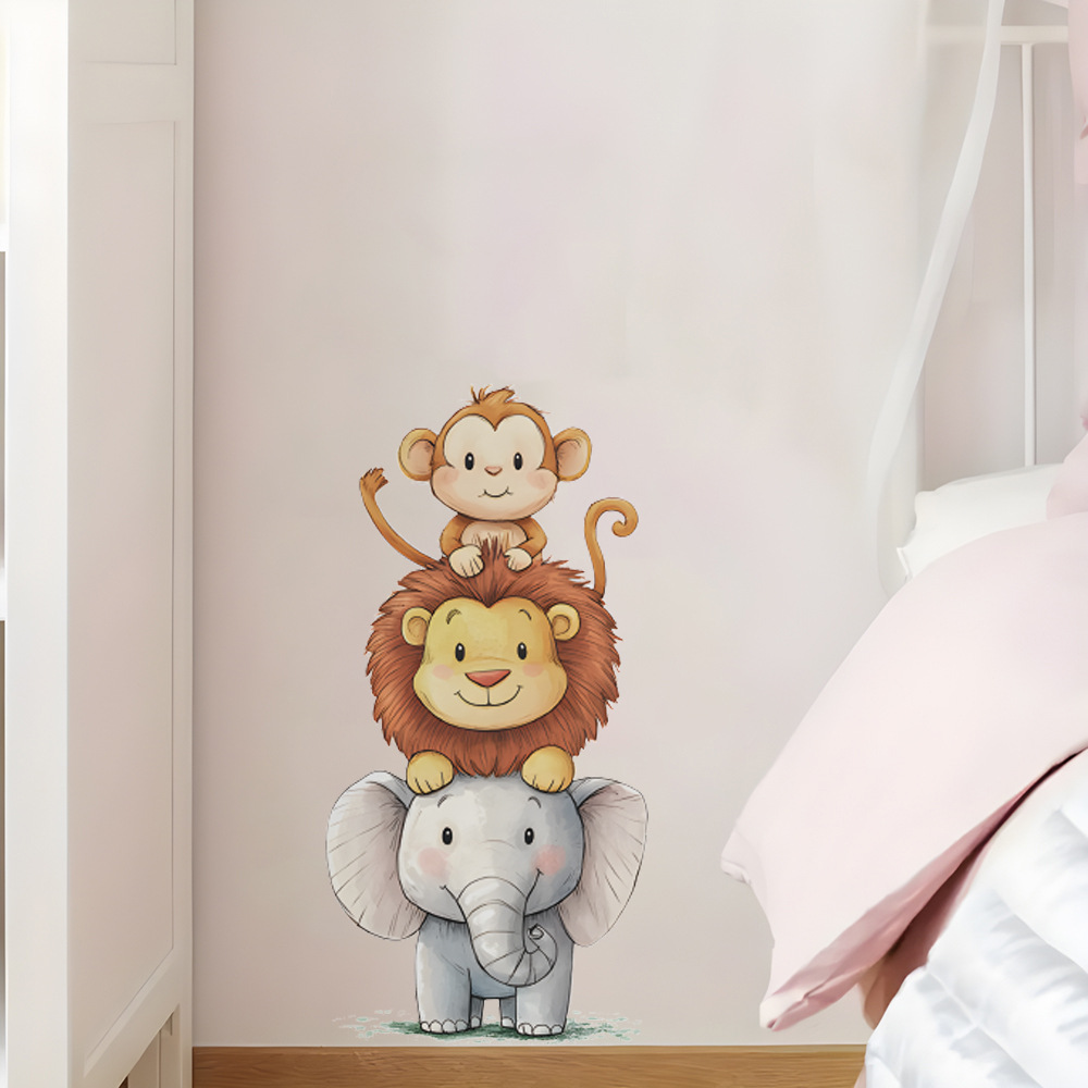 Cute Forest Animals Wall Stick - огляд і ціна Animals Baby Nursery