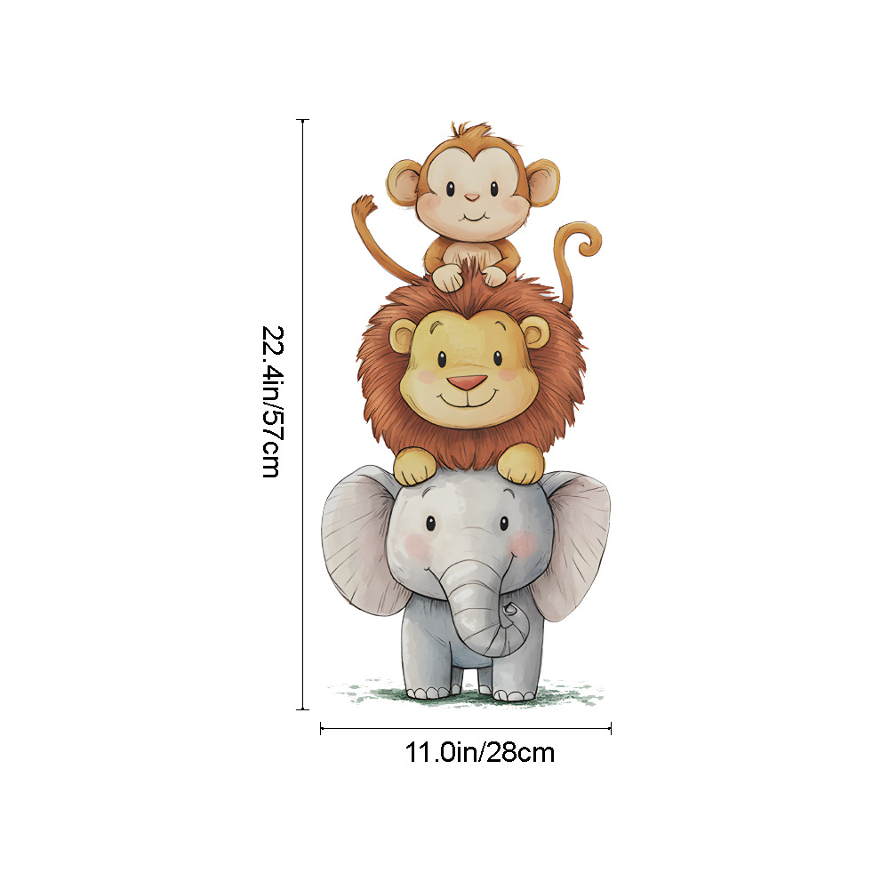 Cute Forest Animals Wall Stick - огляд і ціна Animals Baby Nursery