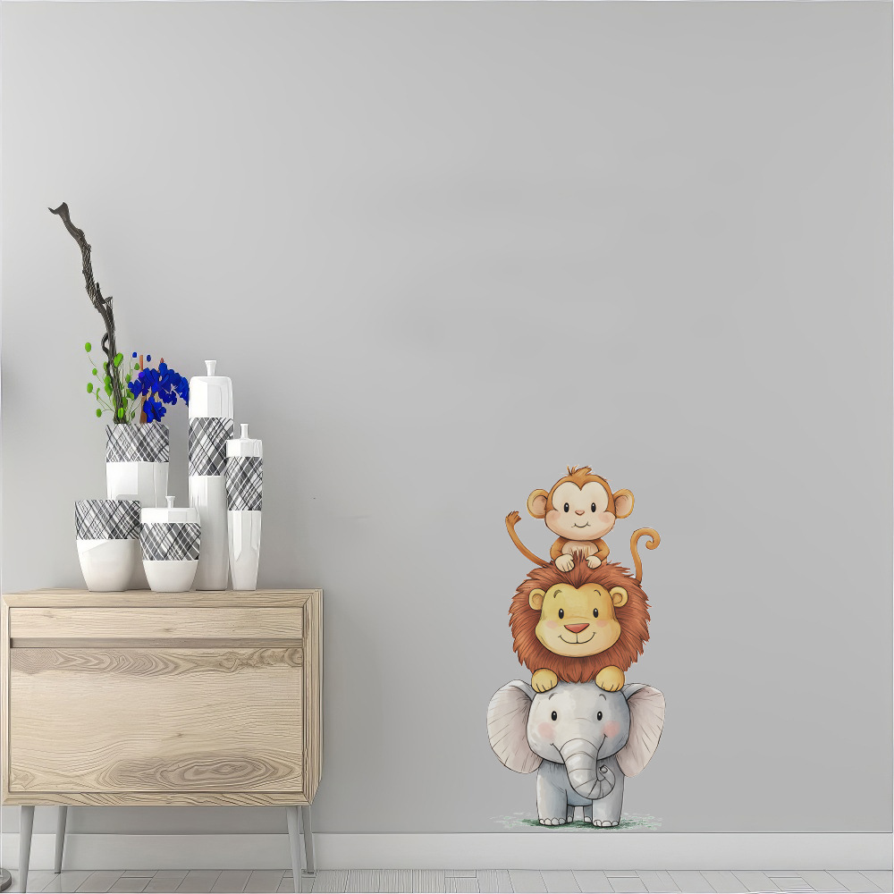 Cute Forest Animals Wall Stick - огляд і ціна Animals Baby Nursery