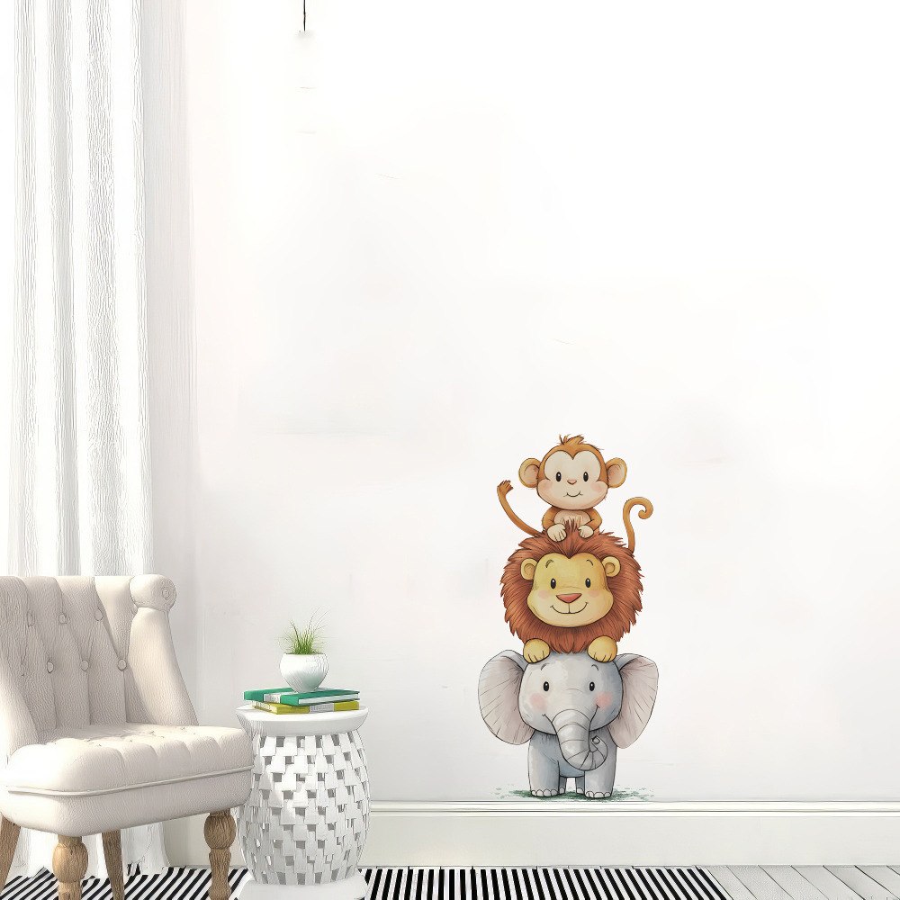 Cute Forest Animals Wall Stick - огляд і ціна Animals Baby Nursery