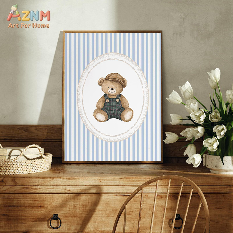 Watercolor Teddy Bear Nursery  - огляд і ціна Baby Nursery Set Furniture