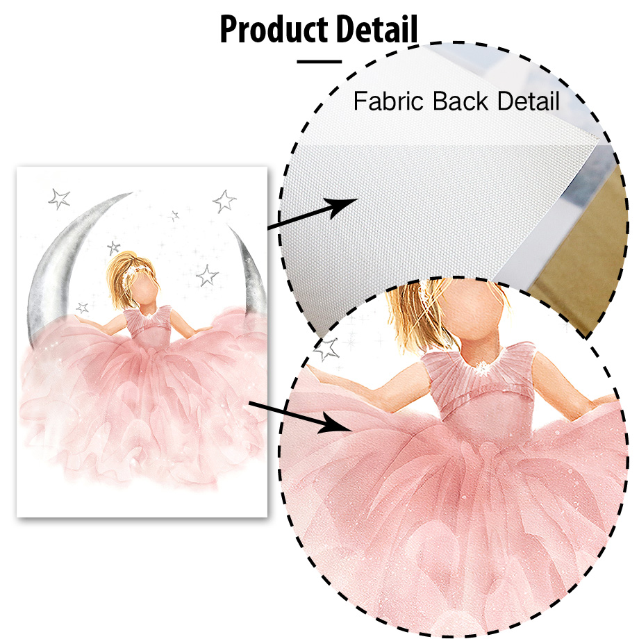 Pink Angel Girl Sun Moon Cloud - огляд і ціна Animals Baby Nursery