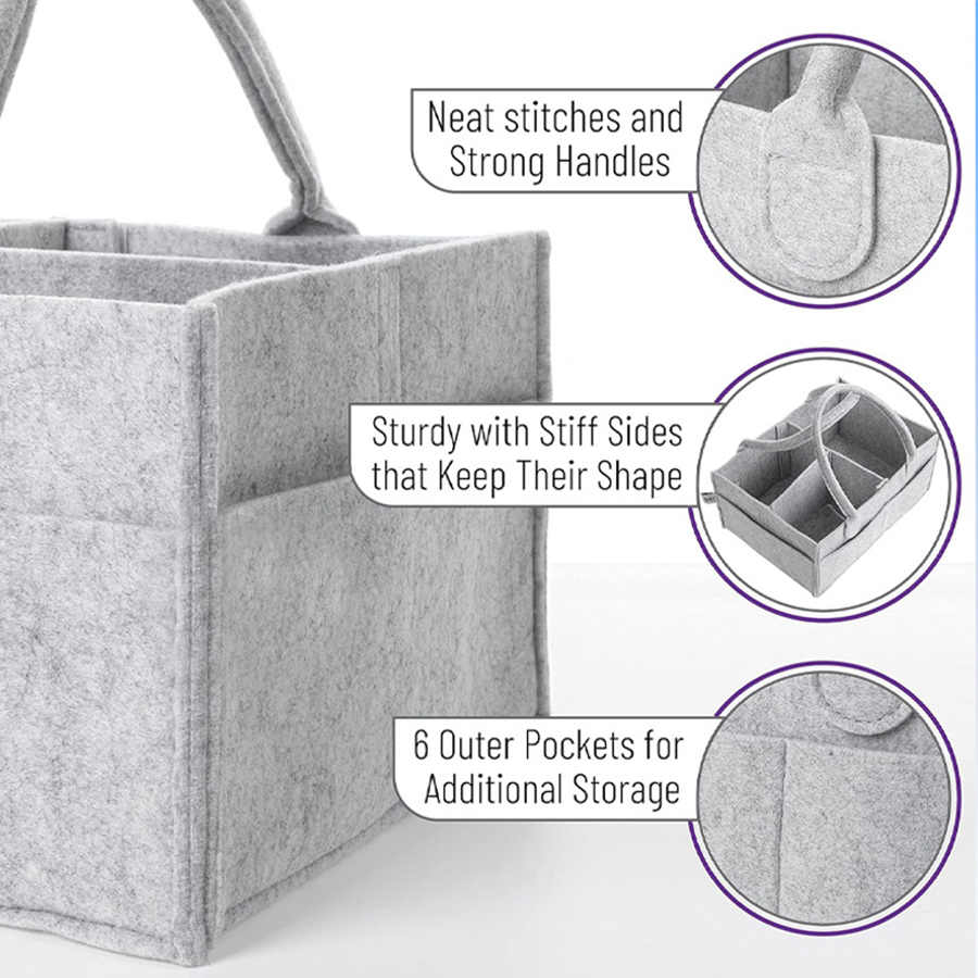 Children's Felt Diaper Storage - огляд і ціна Baby Nursery Organizer