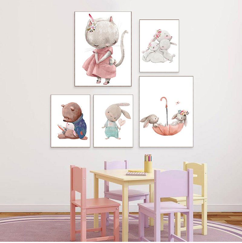 1PC frameless decorative art p - огляд і ціна Animals Baby Nursery
