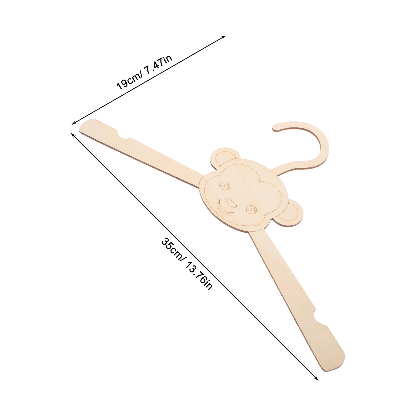 10Pcs Baby Wooden Animal Hange - огляд і ціна Baby Nursery Organizer