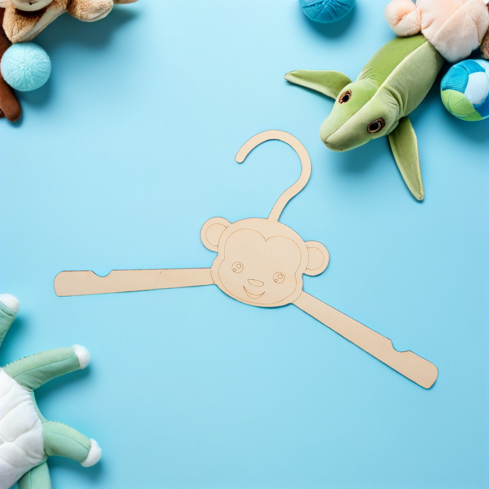 10Pcs Baby Wooden Animal Hange - огляд і ціна Baby Nursery Organizer