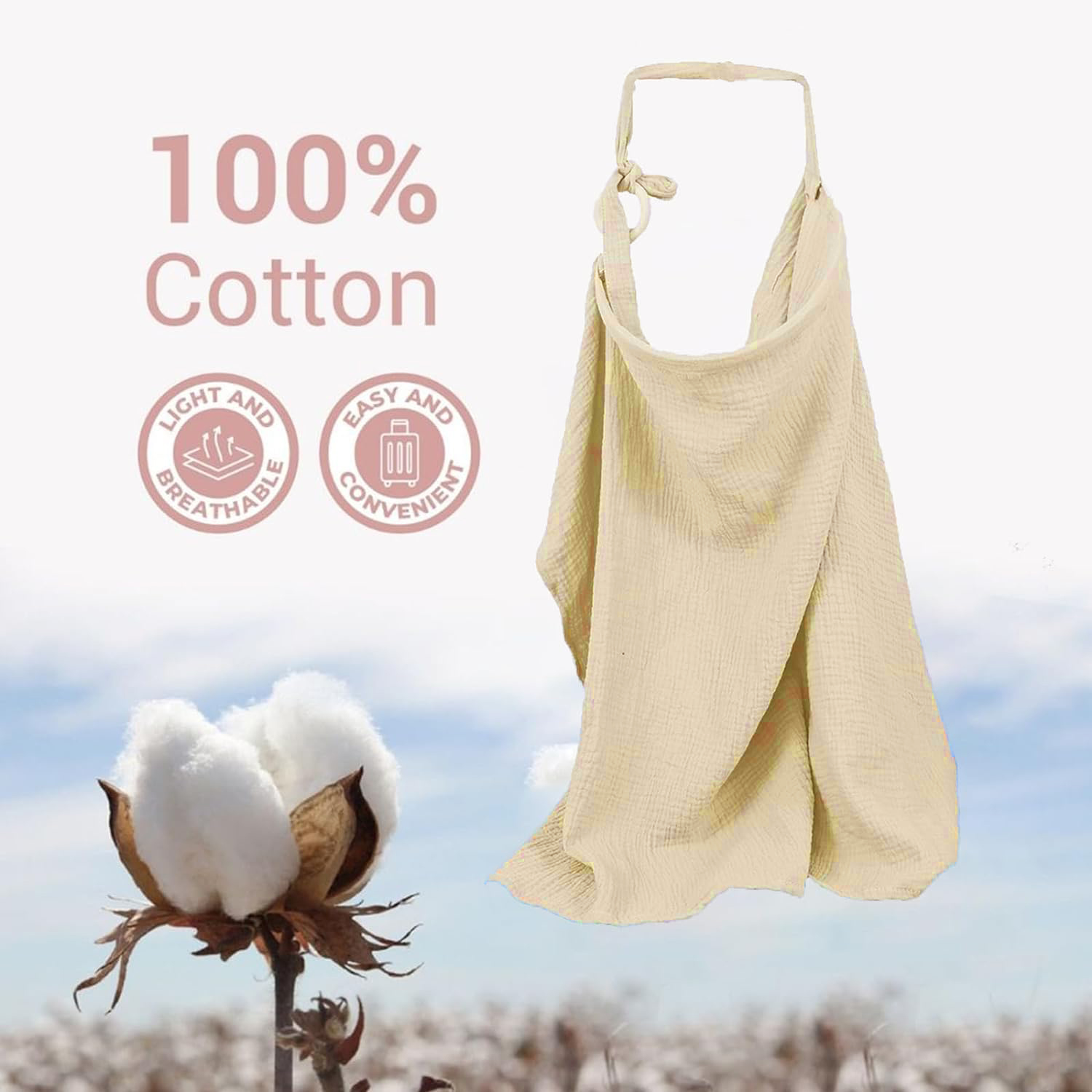 Muslin Nursing Cover for Baby  - огляд і ціна Baby Nursery Hospital
