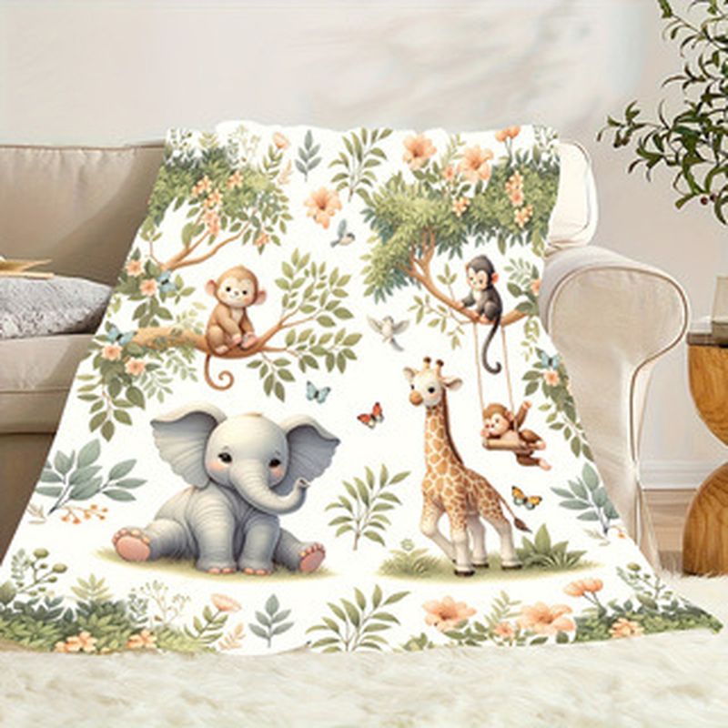 VIKAMA Watercolor Jungle Anima - огляд і ціна Baby Nursery Jungle