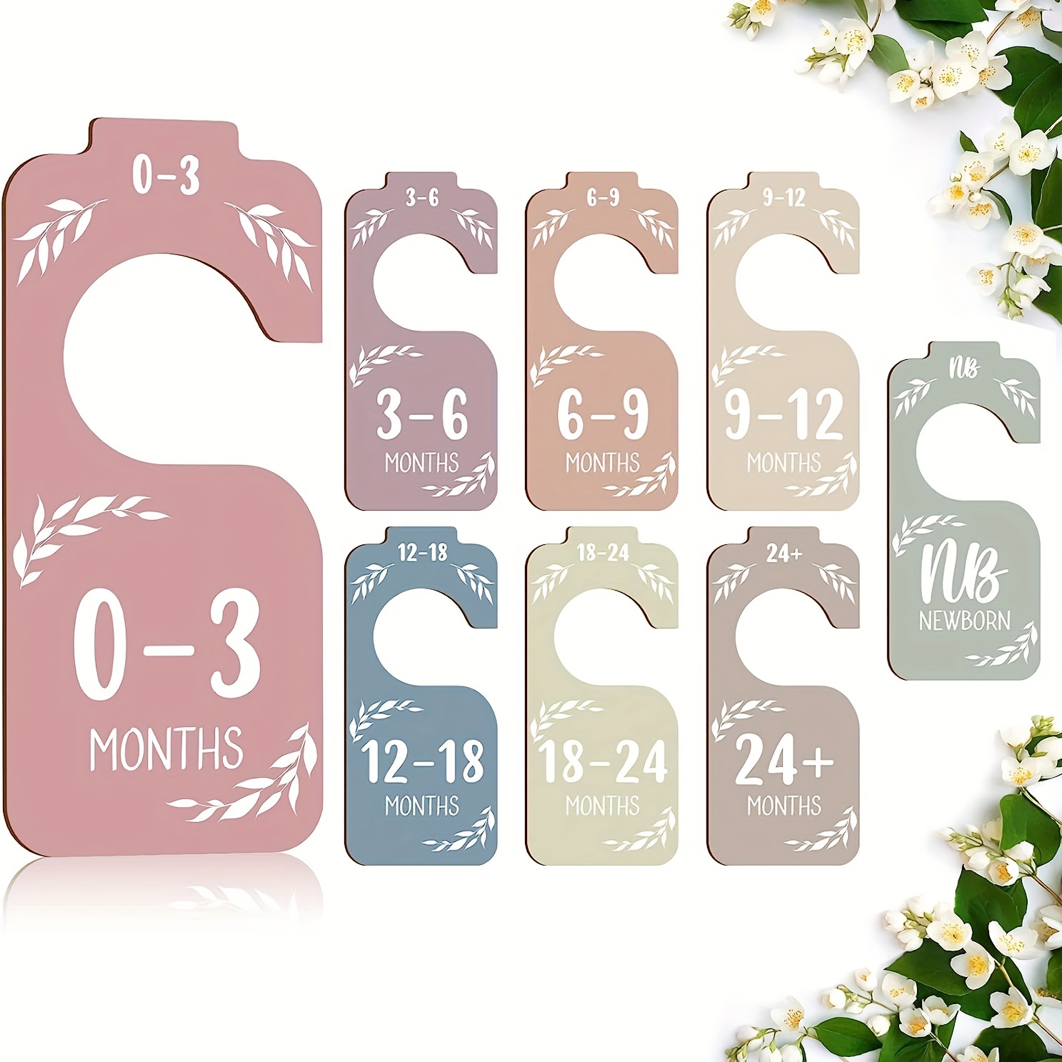 8pcs Wooden Baby Closet Divide - огляд і ціна Closet Organizer Baby