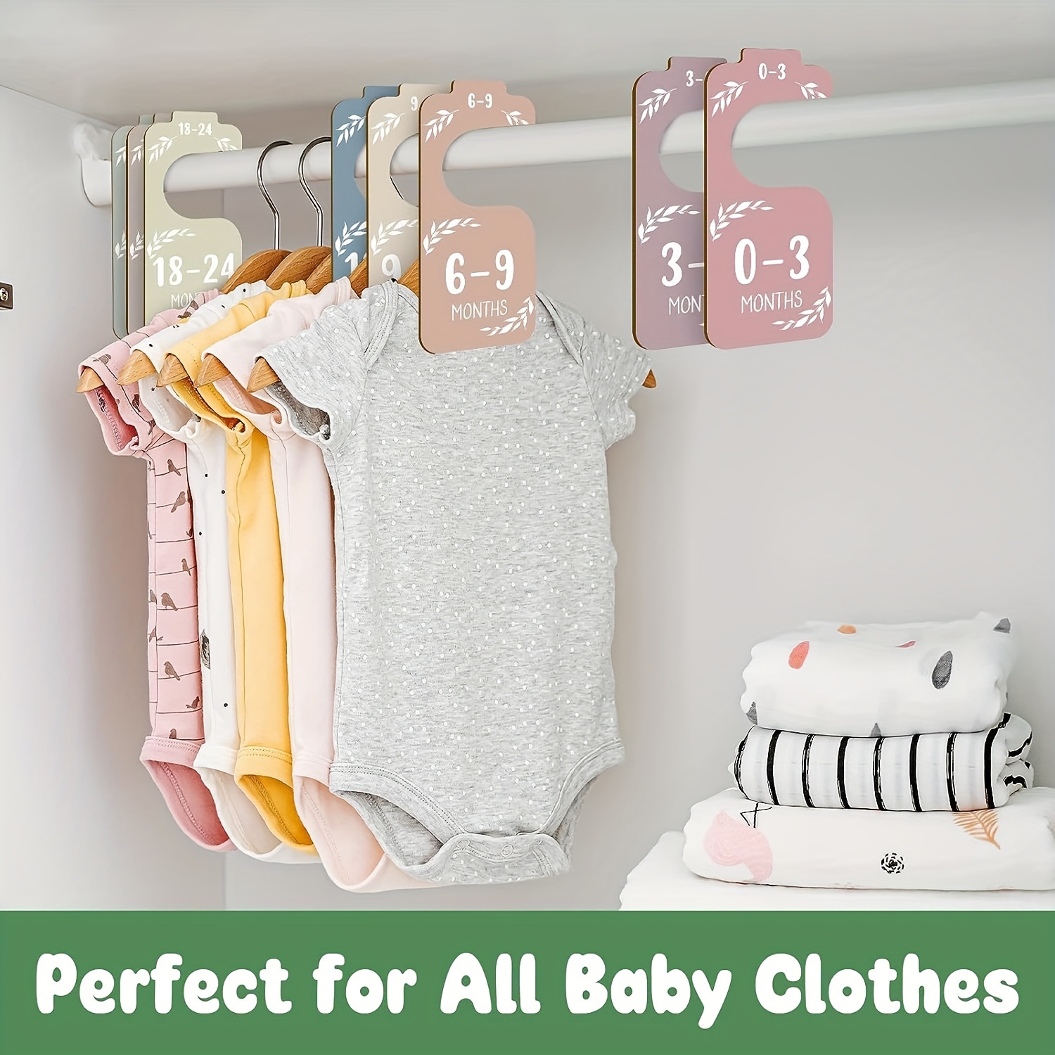 8pcs Wooden Baby Closet Divide - огляд і ціна Closet Organizer Baby
