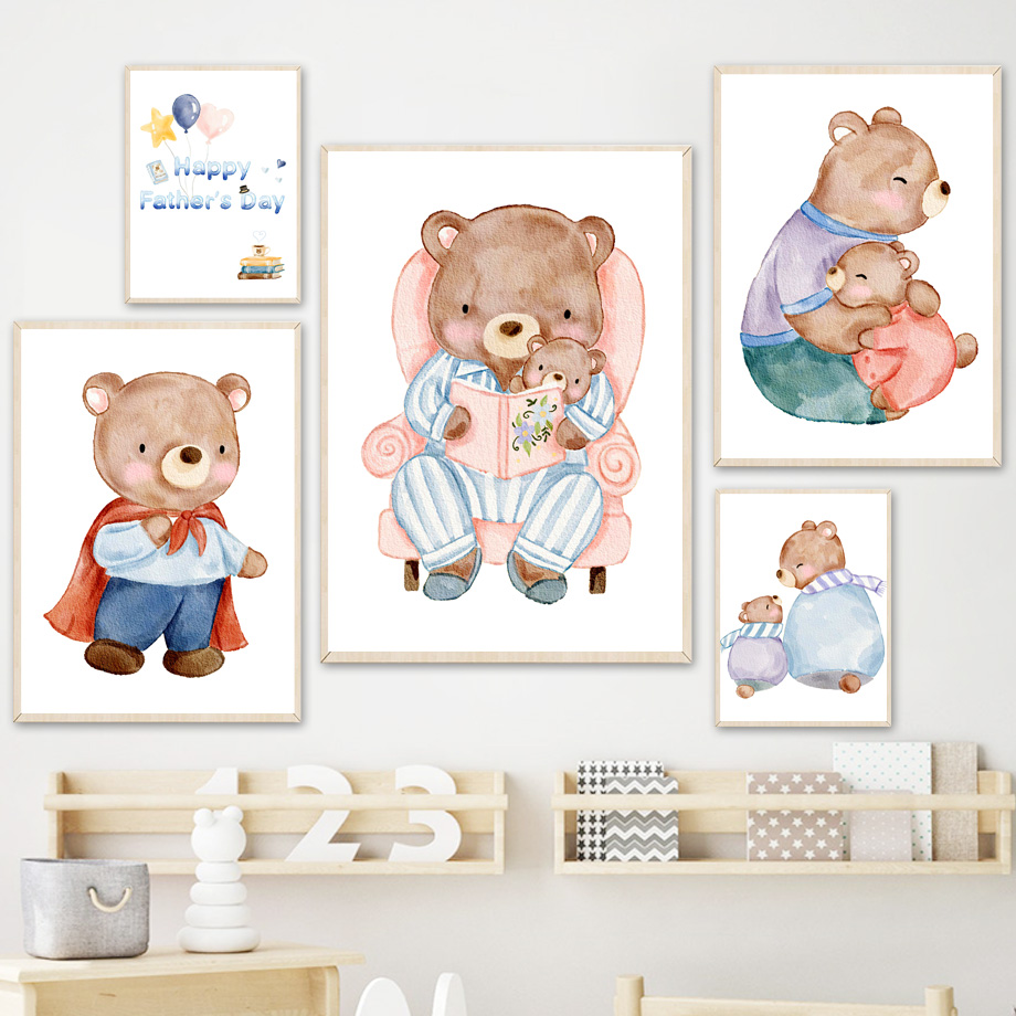 Funny Baby Bear Father Day Gif - огляд і ціна Baby Nursery Decor Boy