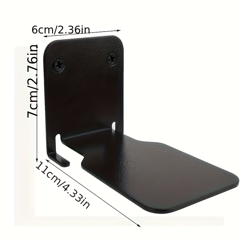4pcs Matte Black Metal Floatin - огляд і ціна Baby Bookshelf Small