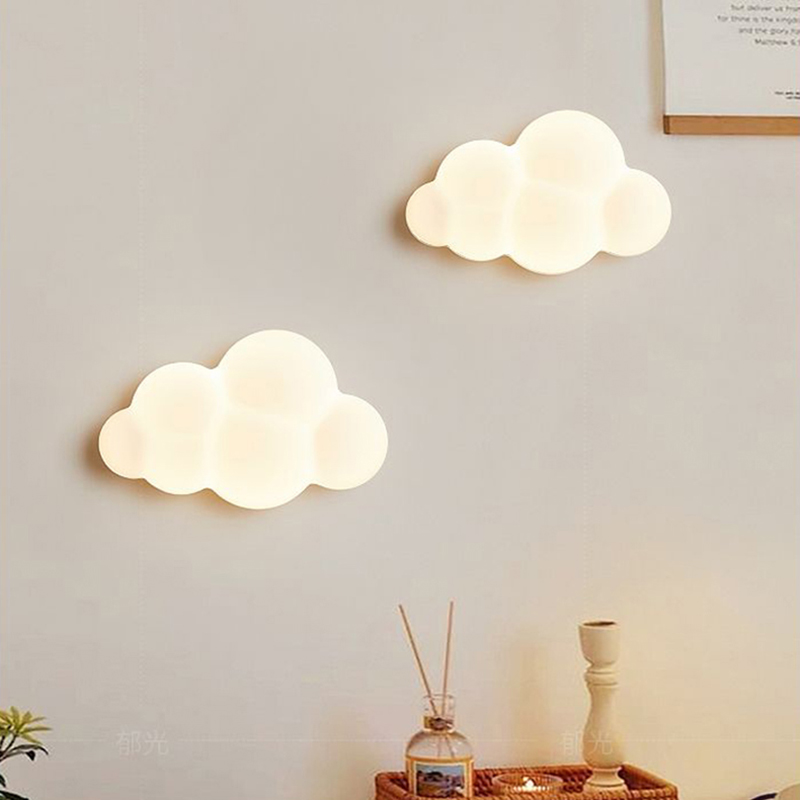 White Cloud Wall Lamps for Chi - огляд і ціна Baby Nursery Knobs