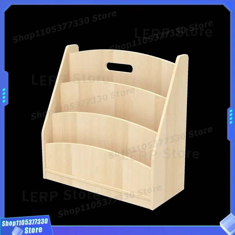 Wooden Hollow Daycare Furnitur - огляд і ціна Baby Bookshelf Small