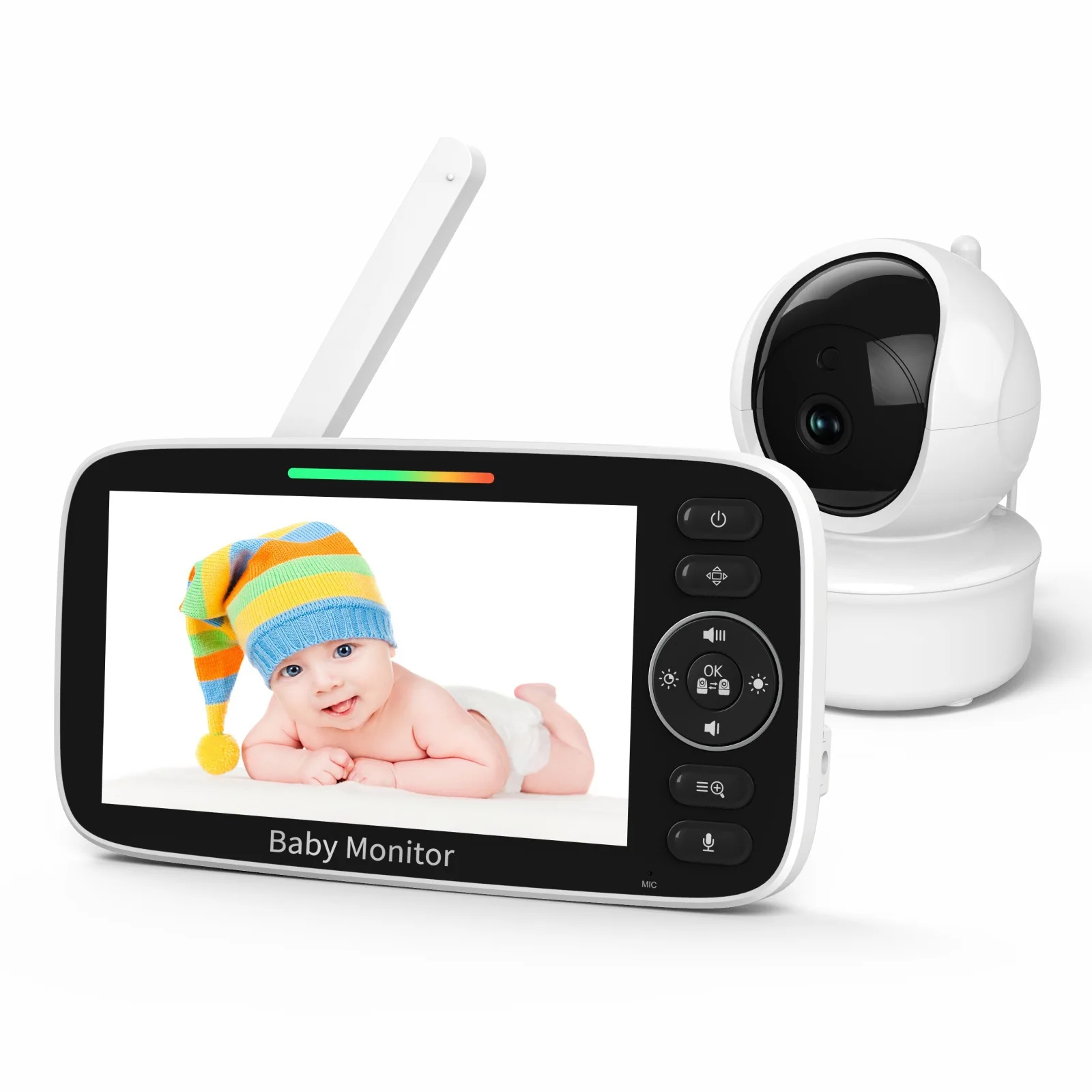 Baby Monitor with 5-inch LCD S - огляд і ціна Baby Nursery Videos