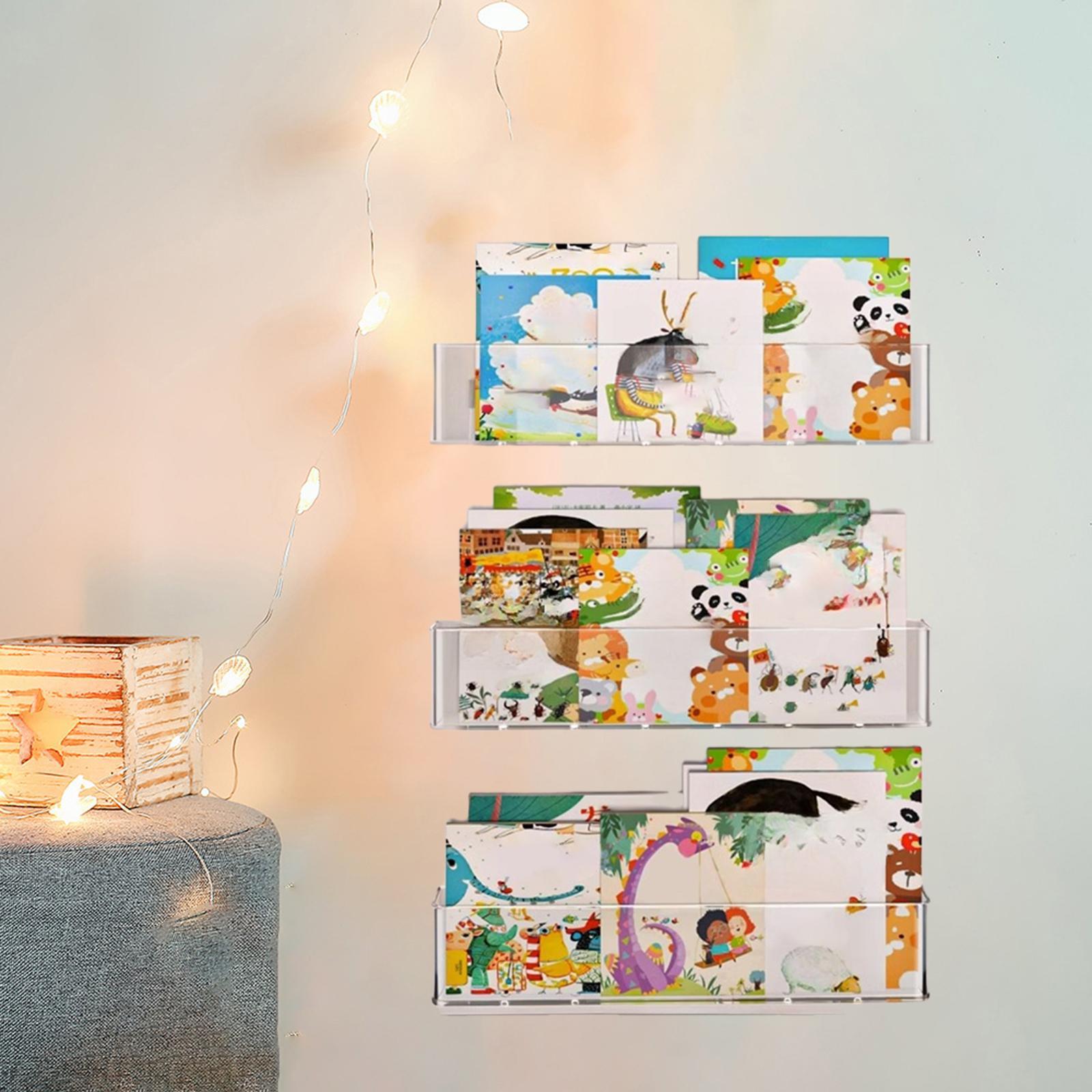 3x Floating Book Shelves Class - огляд і ціна Baby Nursery Floating Shelves