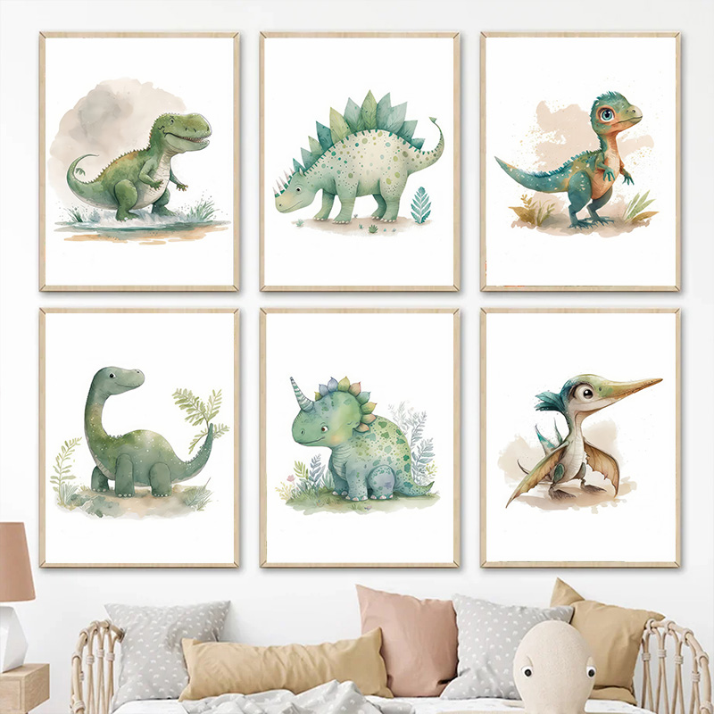 Cartoon Dinosaur Jungle Kawaii - огляд і ціна Baby Nursery Jungle