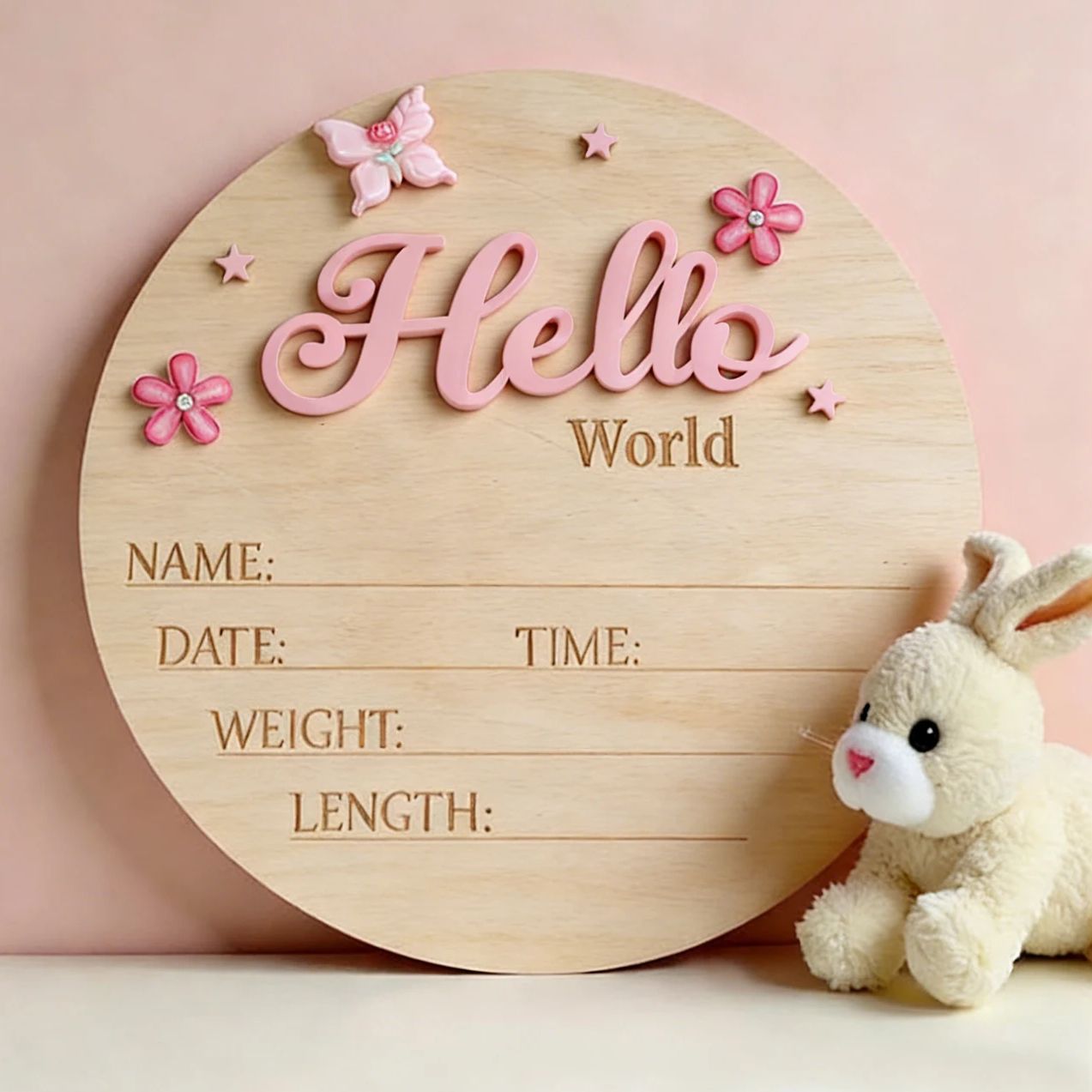 Ylsteed Pink Butterfly Hello W - огляд і ціна Milestone Card Set