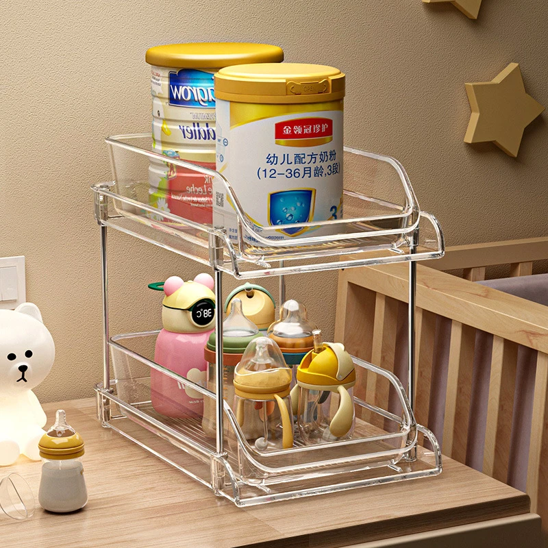 2 Tier Clear Multi-layer Baby  - огляд і ціна Baby Nursery Organizer