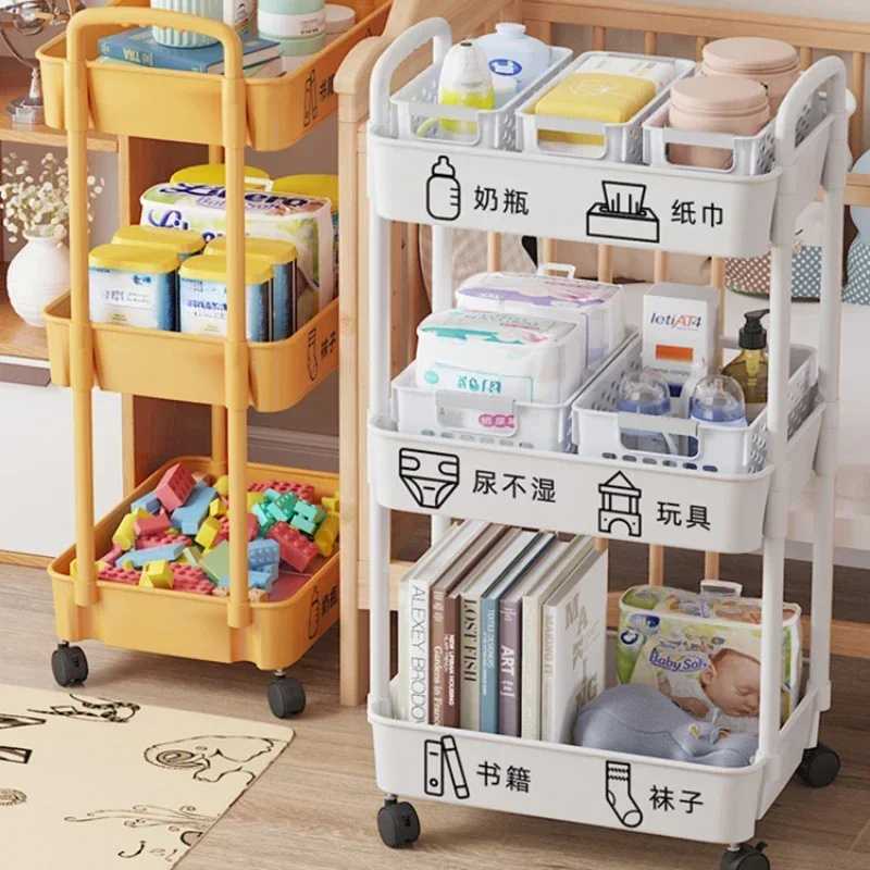 Small Cart Storage Rack Newbor - огляд і ціна Baby Bookshelf Small