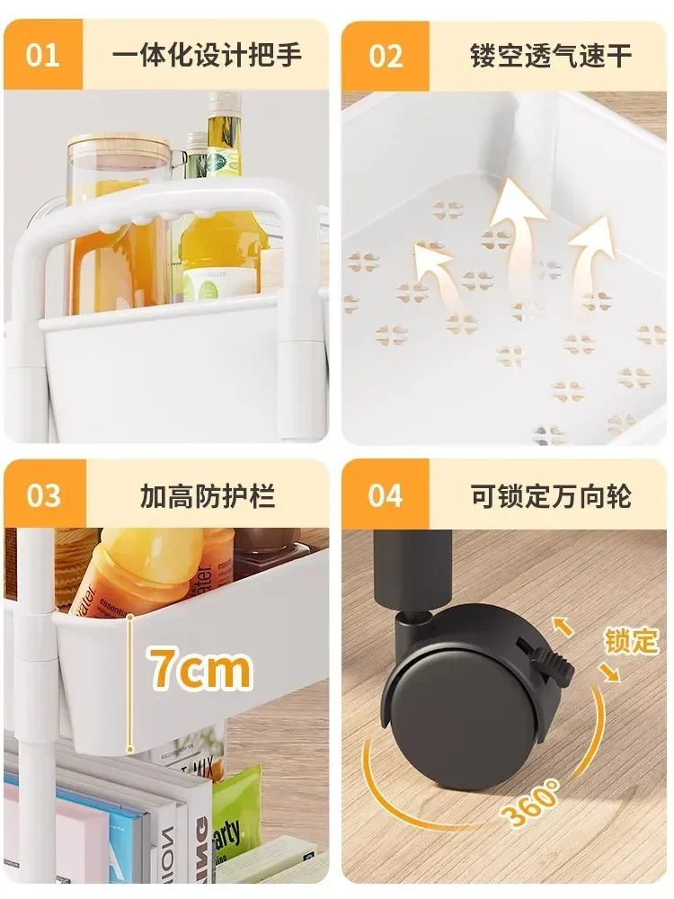 Small Cart Storage Rack Newbor - огляд і ціна Baby Bookshelf Small
