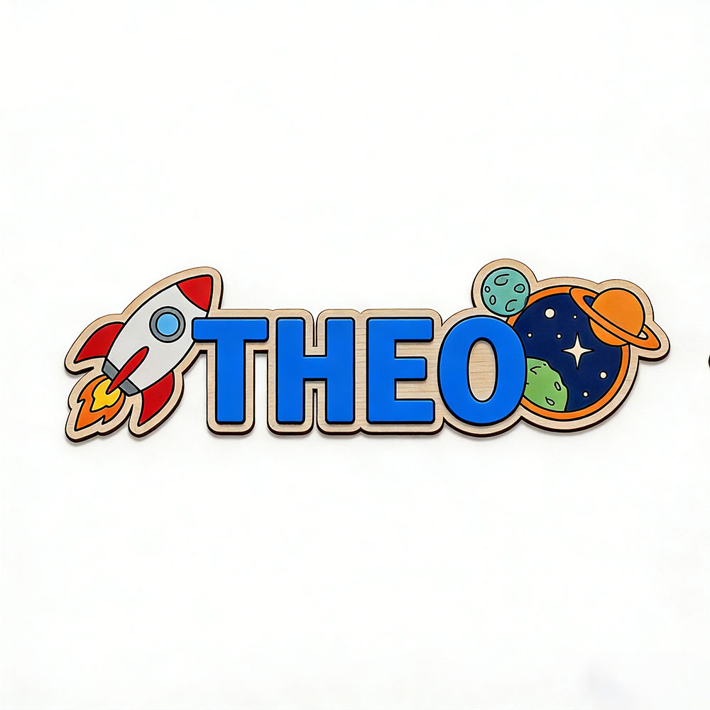 Personalized Space Rocket Name - огляд і ціна Baby Nursery Decor Boy