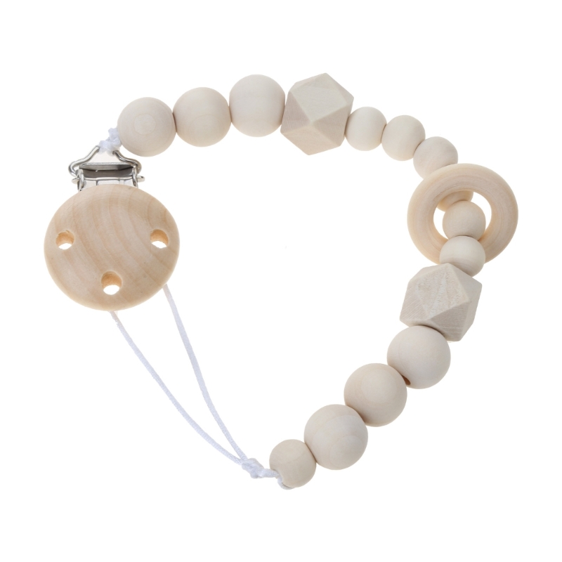 Baby Pacifier Clip Chain Woode - огляд і ціна Baby Nursery Hospital