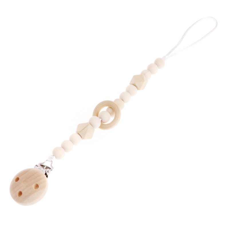 Baby Pacifier Clip Chain Woode - огляд і ціна Baby Nursery Hospital