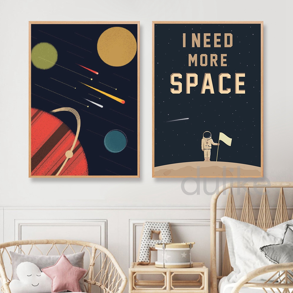 Space Themed Nursery Wall Art  - огляд і ціна Baby Boy Nursery Quotes