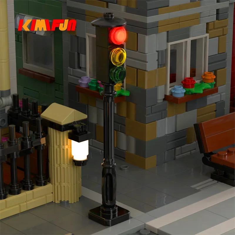 1pcs LED MOC Street Automatic  - огляд і ціна Lego Set Creator