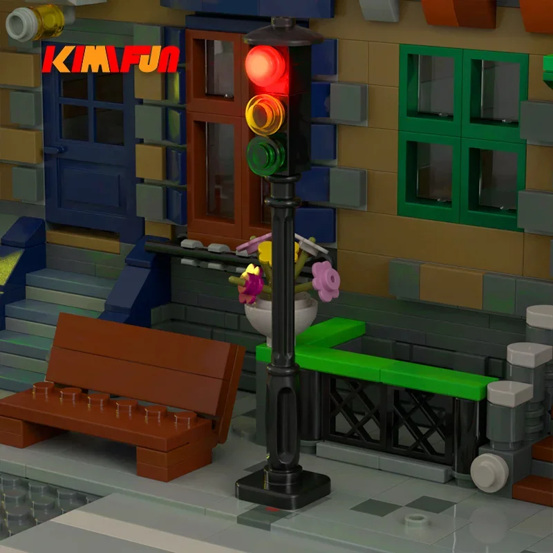1pcs LED MOC Street Automatic  - огляд і ціна Lego Set Creator