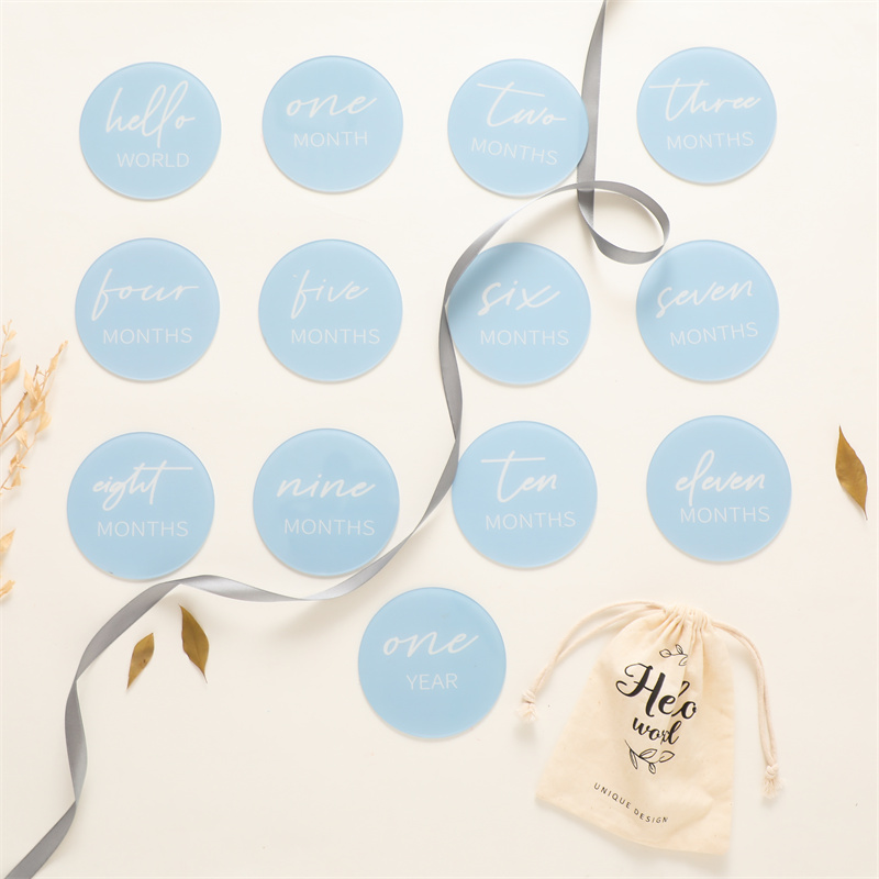 13pcs Baby Acrylic Milestone N - огляд і ціна Milestone Card Set