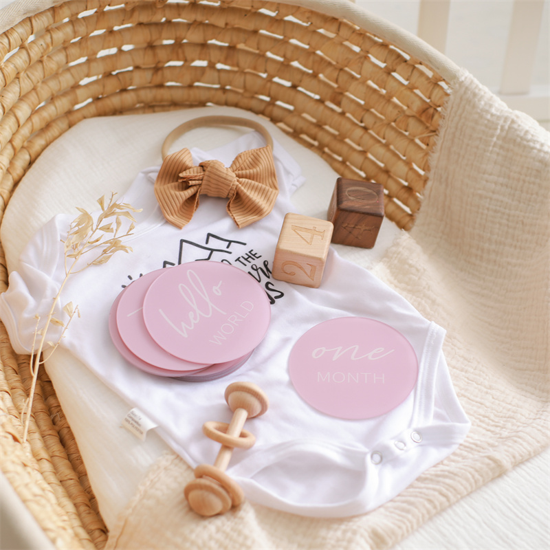 13pcs Baby Acrylic Milestone N - огляд і ціна Milestone Card Set