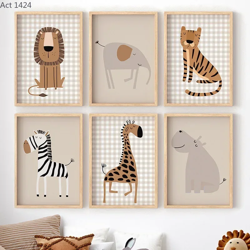 Lion Tiger Elephant Giraffe Ju - огляд і ціна Baby Nursery Jungle