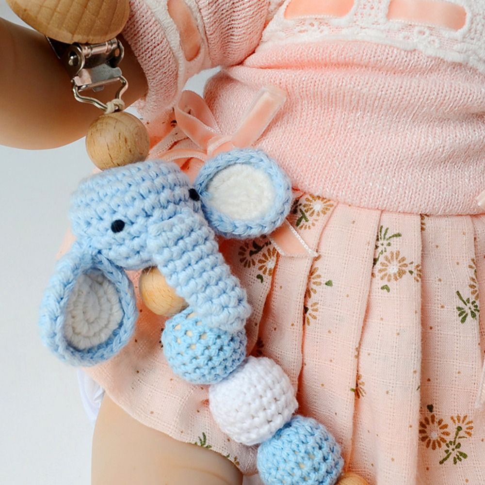 Baby Wooden Pacifier Clip Wood - огляд і ціна Baby Nursery Hospital