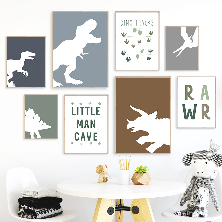 (2D canvas painting)  Jurassic - огляд і ціна Baby Boy Nursery Quotes