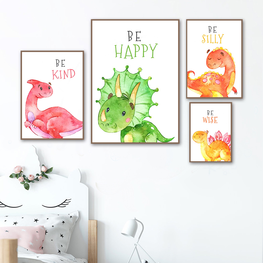 Cartoon Dinosaur Quotes Wall A - огляд і ціна Baby Boy Nursery Quotes