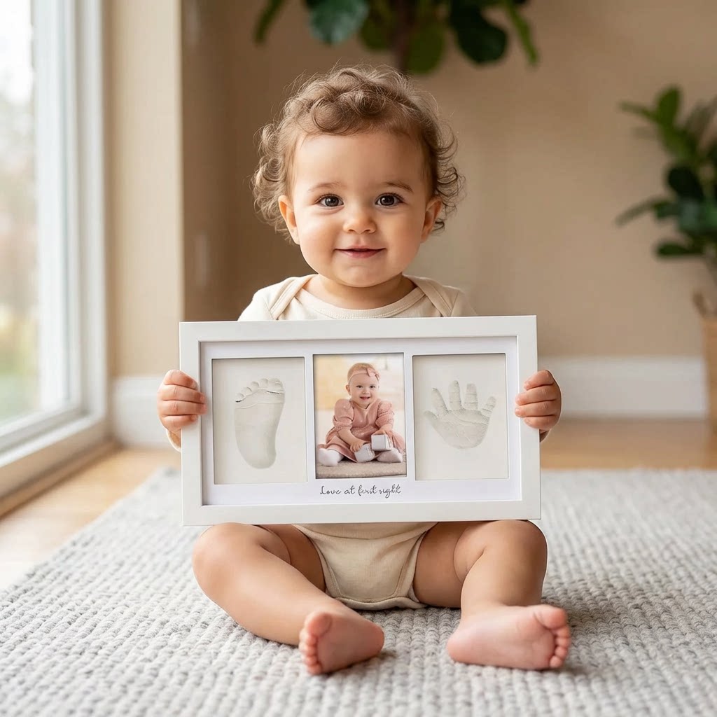 Baby Handprint Footprint Clay  - огляд і ціна Baby Nursery Images