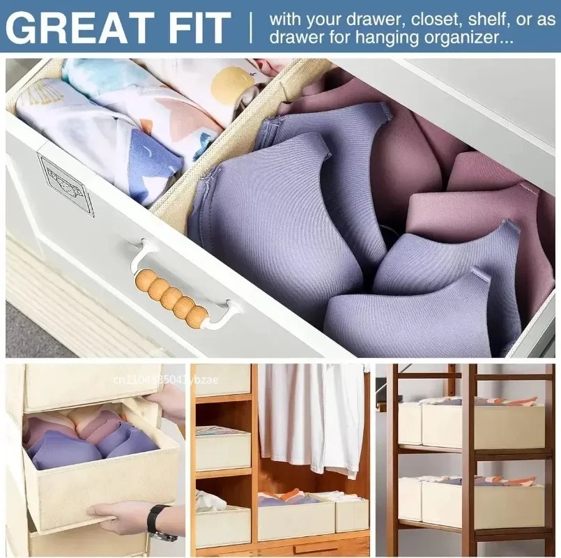 Fabric Underwear Storage Box D - огляд і ціна Closet Organizer Baby