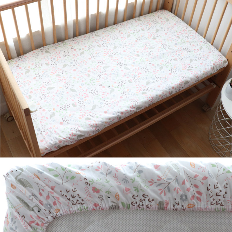 130x70cm 100% Cotton Baby Crib - огляд і ціна Baby Nursery Bed