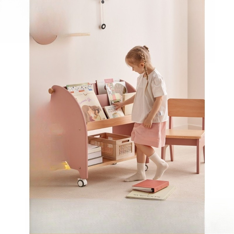 Solid wood bookshelf Floor-to- - огляд і ціна Baby Bookshelf Small