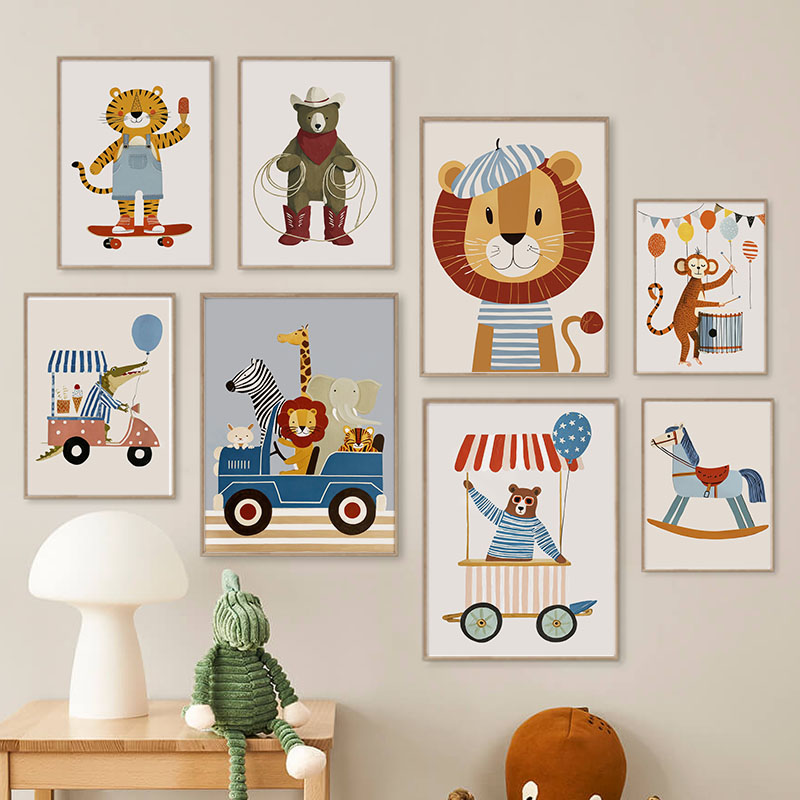 Funny Cartoon Animal Car Ballo - огляд і ціна Baby Nursery Images