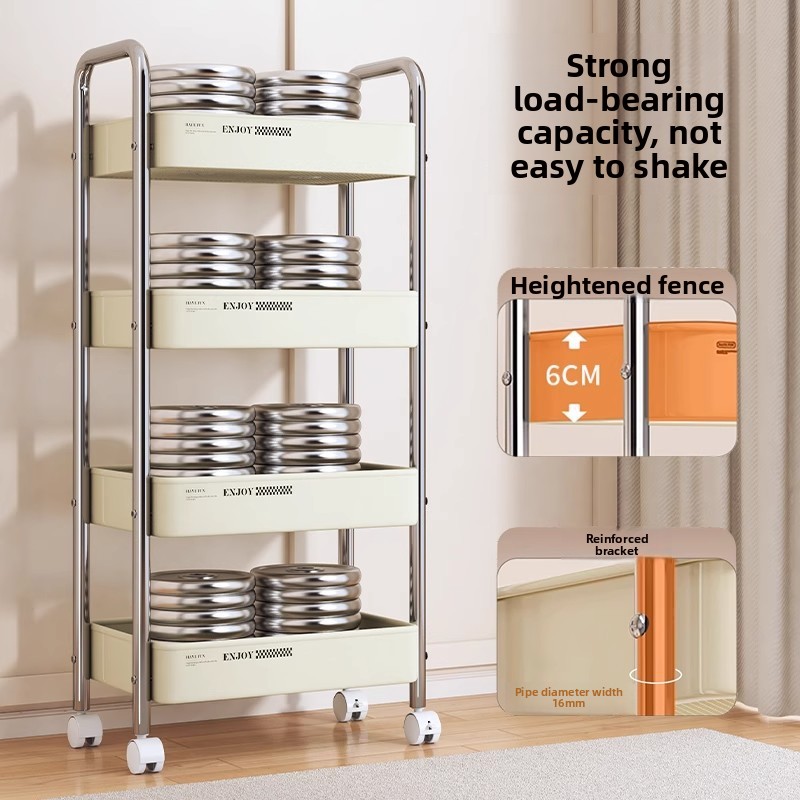 Multifunctional Rolling Cart S - огляд і ціна Baby Bookshelf Small