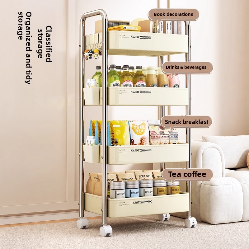 Multifunctional Rolling Cart S - огляд і ціна Baby Bookshelf Small